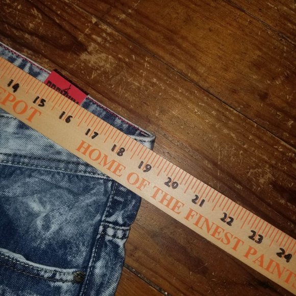 NWT Mens Blue Denim Ripped Distressed Medium Wash Straight Jeans Size 38x31 - Picture 6 of 7